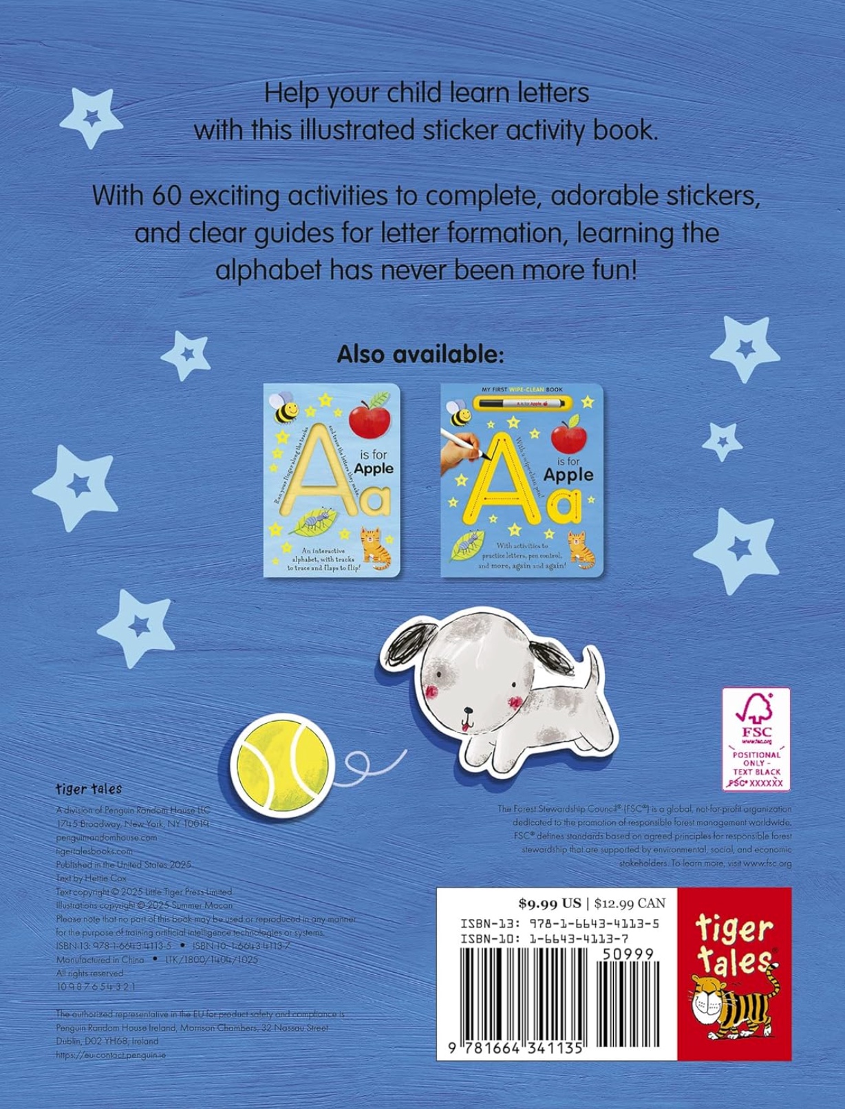 A is for Apple Sticker Activity Book, , large image number 3