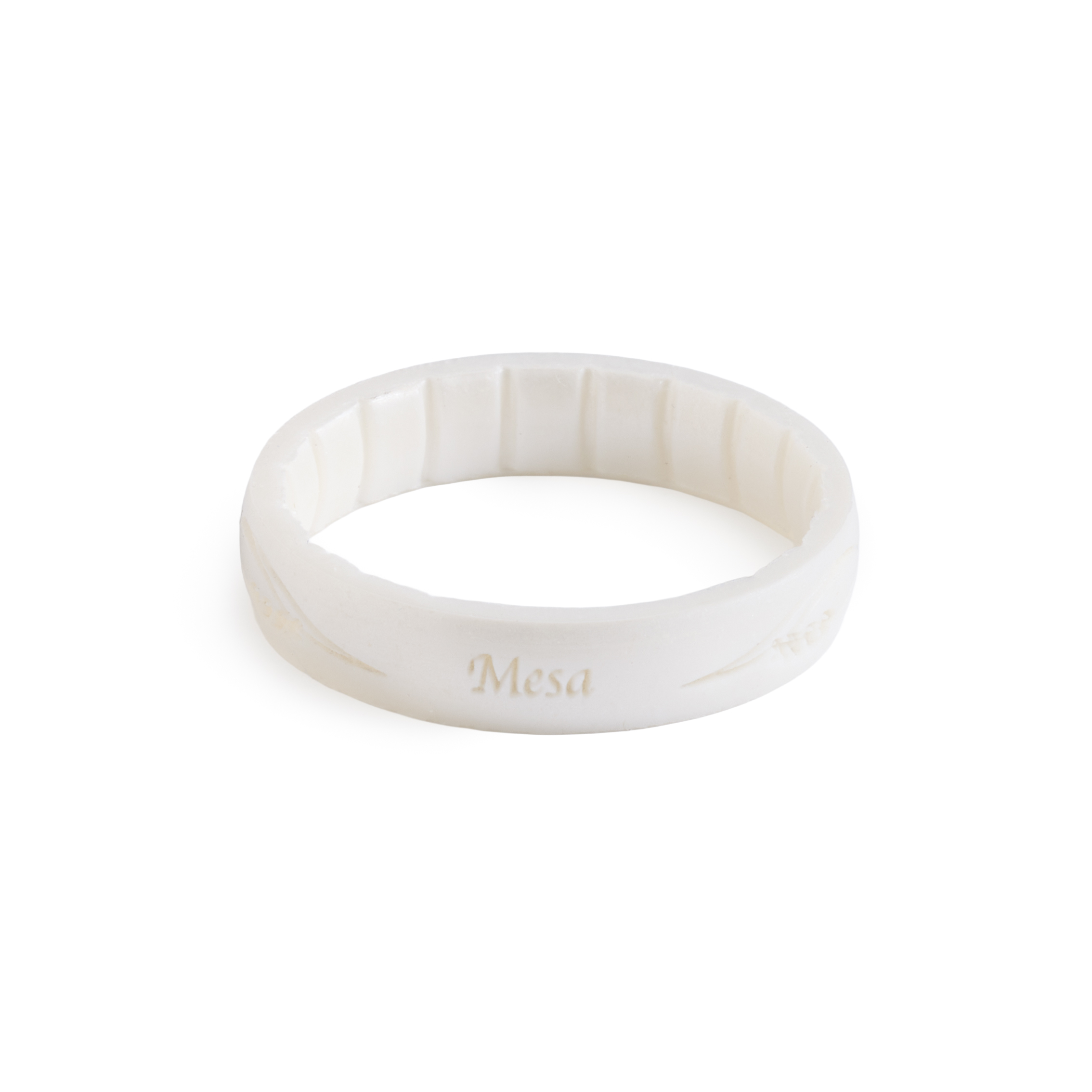 Mesa Temple Thin Silicone Ring, , large