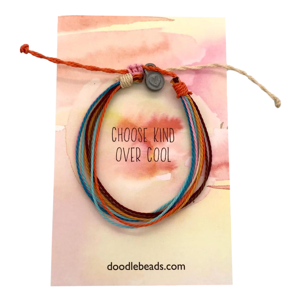 Choose Kind over Cool Thread Bracelet