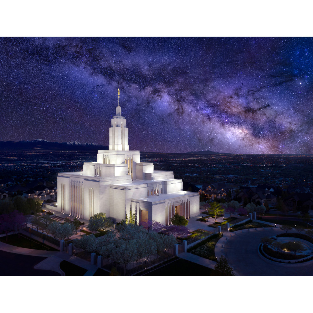 Draper Utah Temple - Eternal Creations Print 