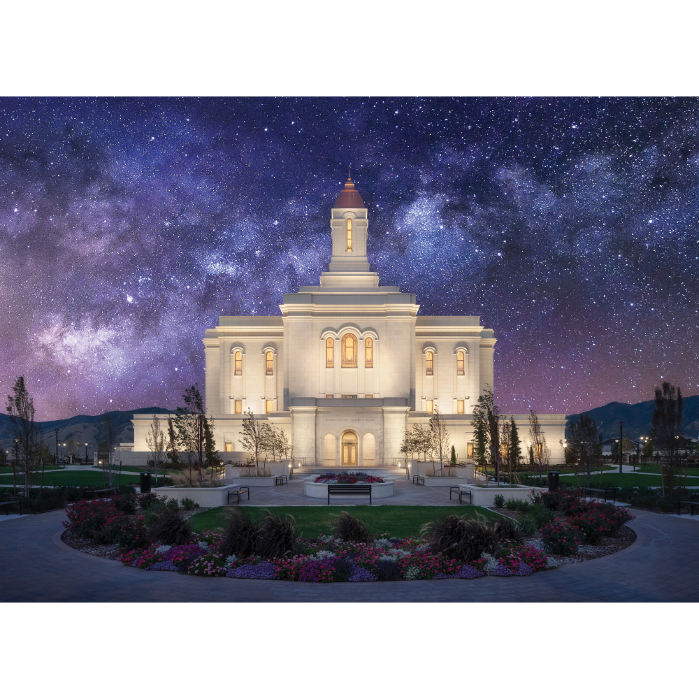 Deseret Peak Utah Temple - For Eternity Print