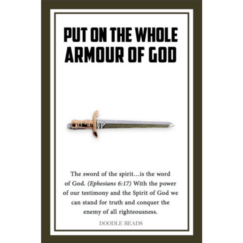 Armour of God Sword Tie Bar