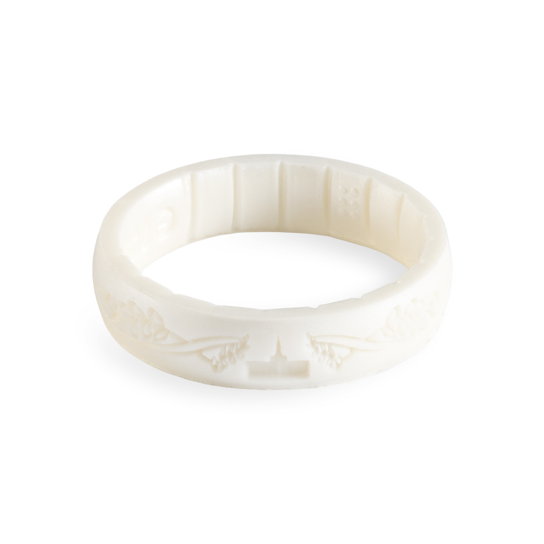 Bountiful Temple Thin Silicone Ring