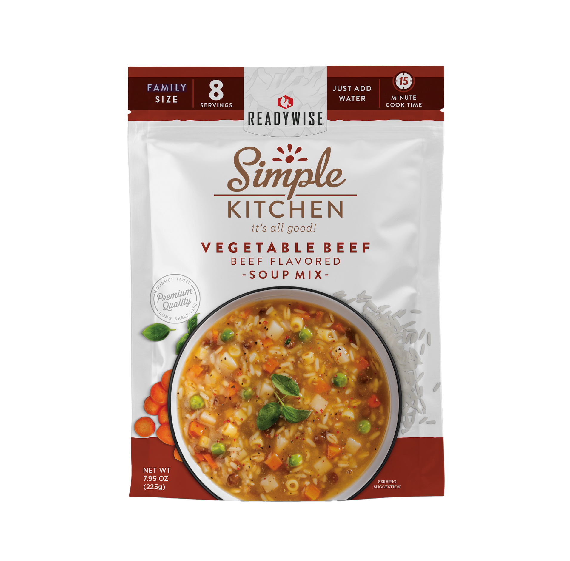 Simple Kitchen Vegetable Beef Soup Mix Single Pouch