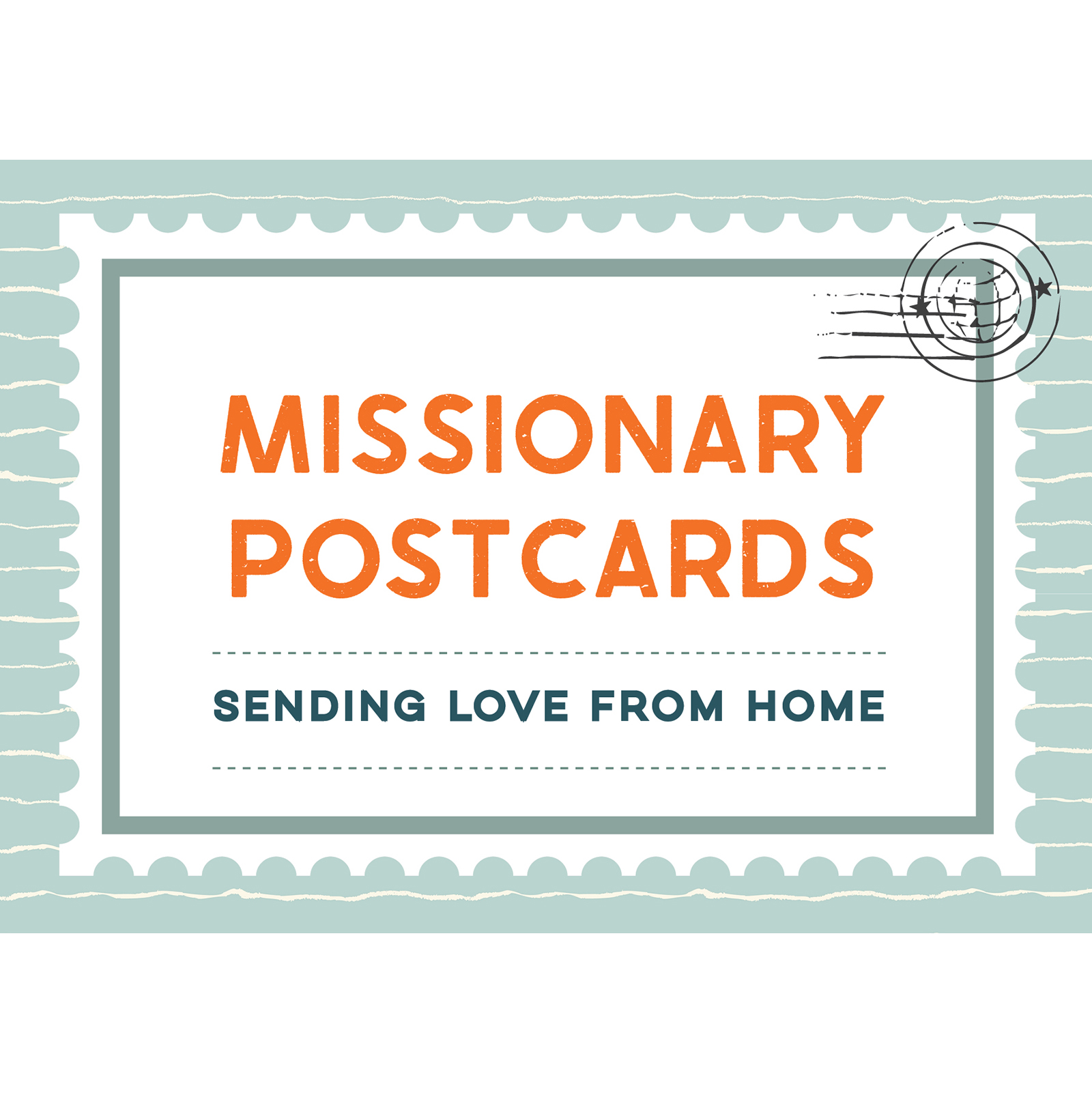 Missionary Postcards With Love From Home