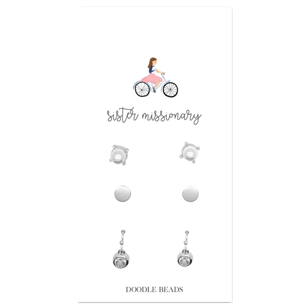 Sister Missionary Lucy Earring Set, , large