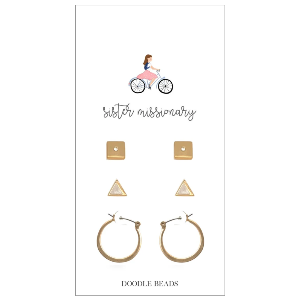 Sister Missionary Emma Earring Set