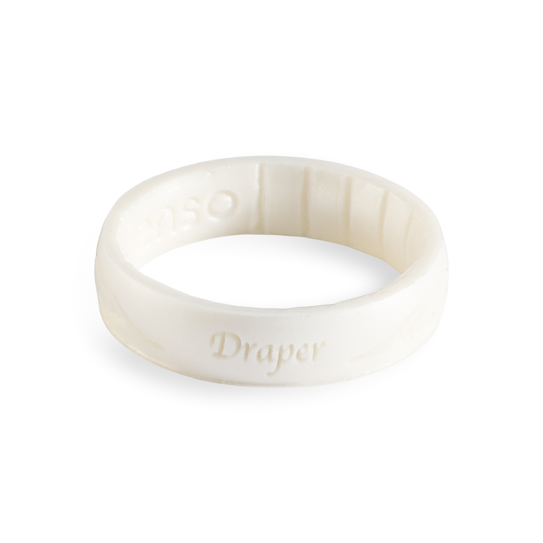 Draper Temple Thin Silicone Ring, , large