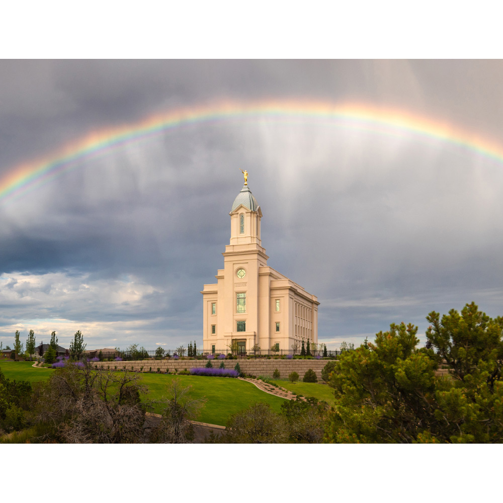 Cedar City Utah Temple - The Promise Print