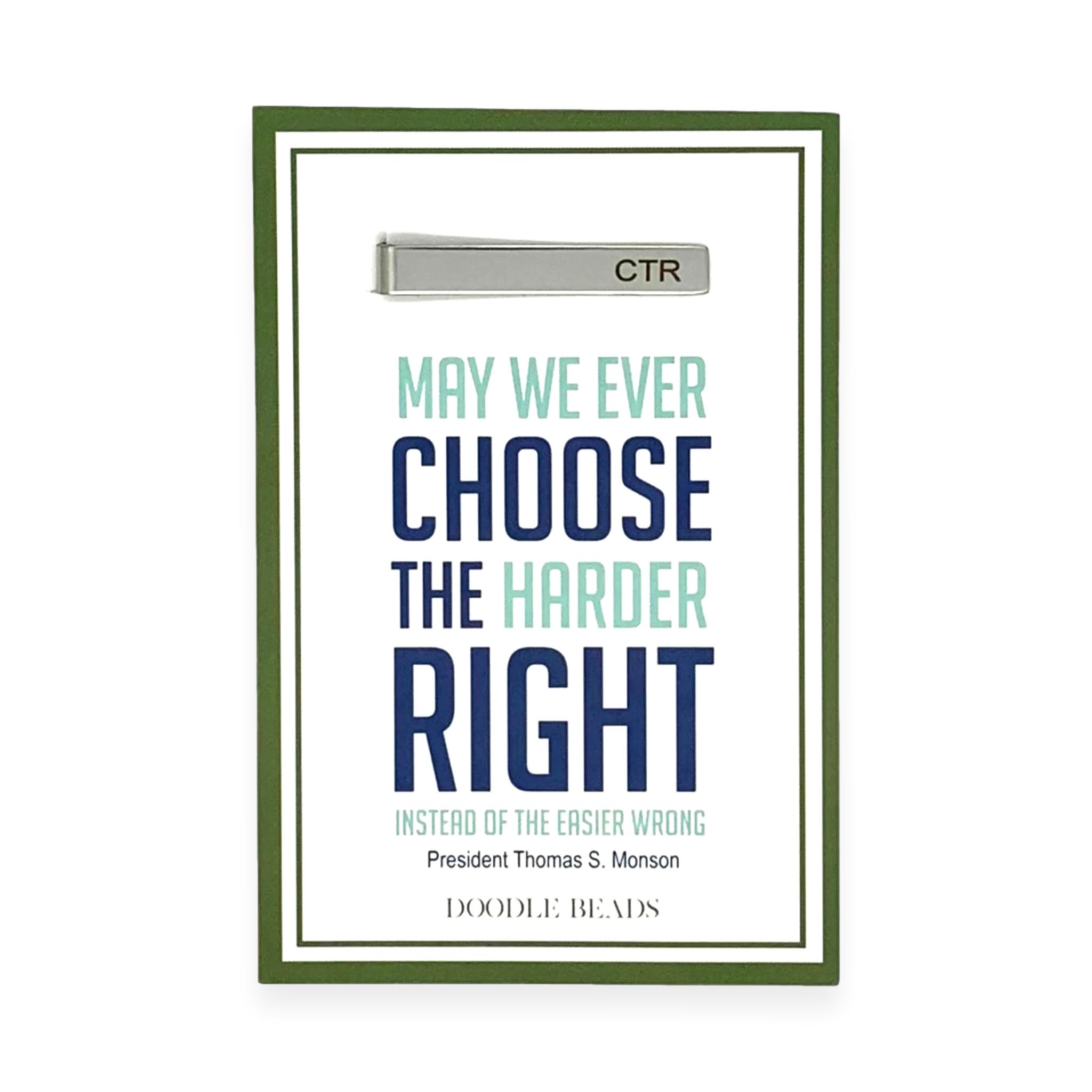 Choose the Harder Right Tie Bar, , large