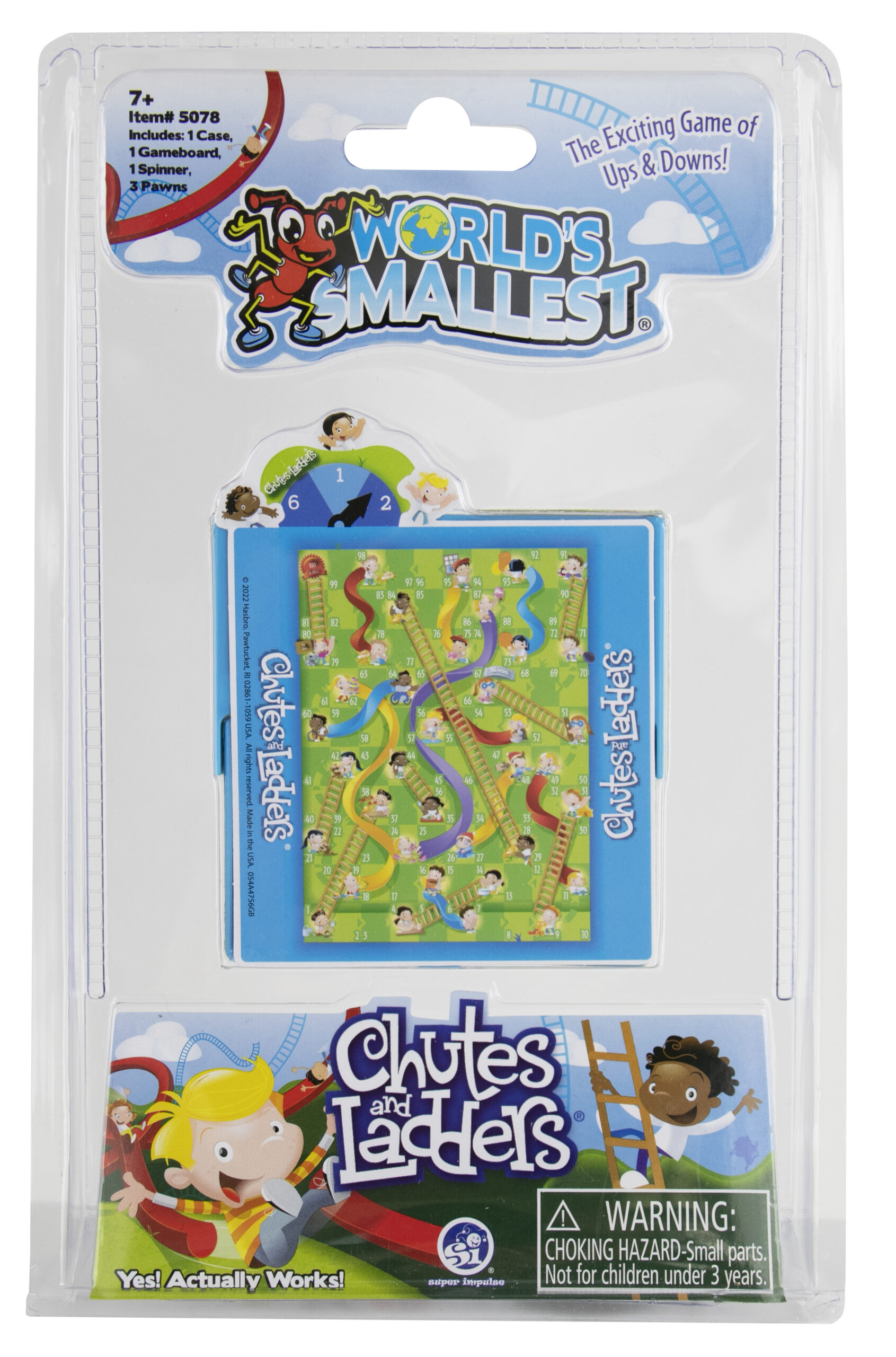'World's Smallest'  Chutes and Ladders Board Game