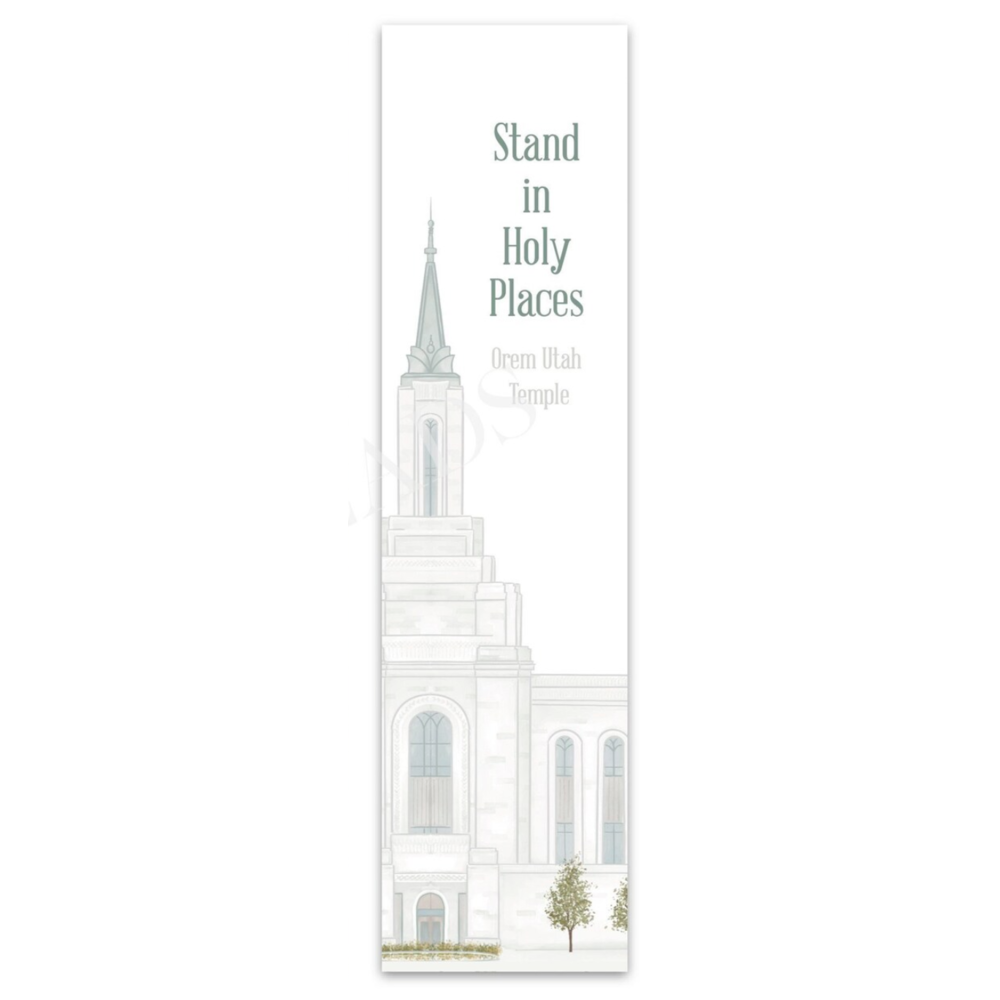 Orem Temple Bookmark