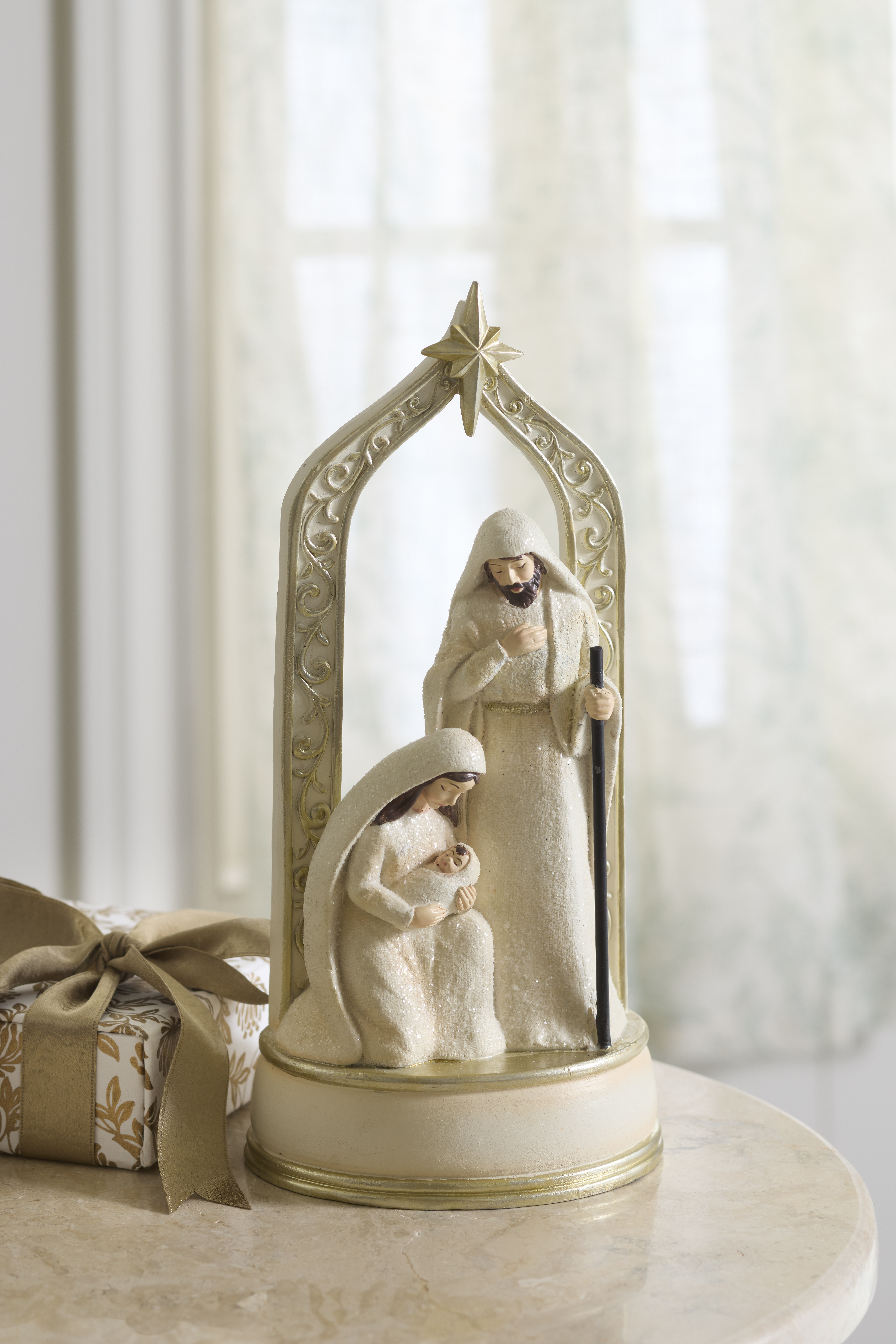 Holy Family Noel Sparkle Musical Nativity, , large image number 3
