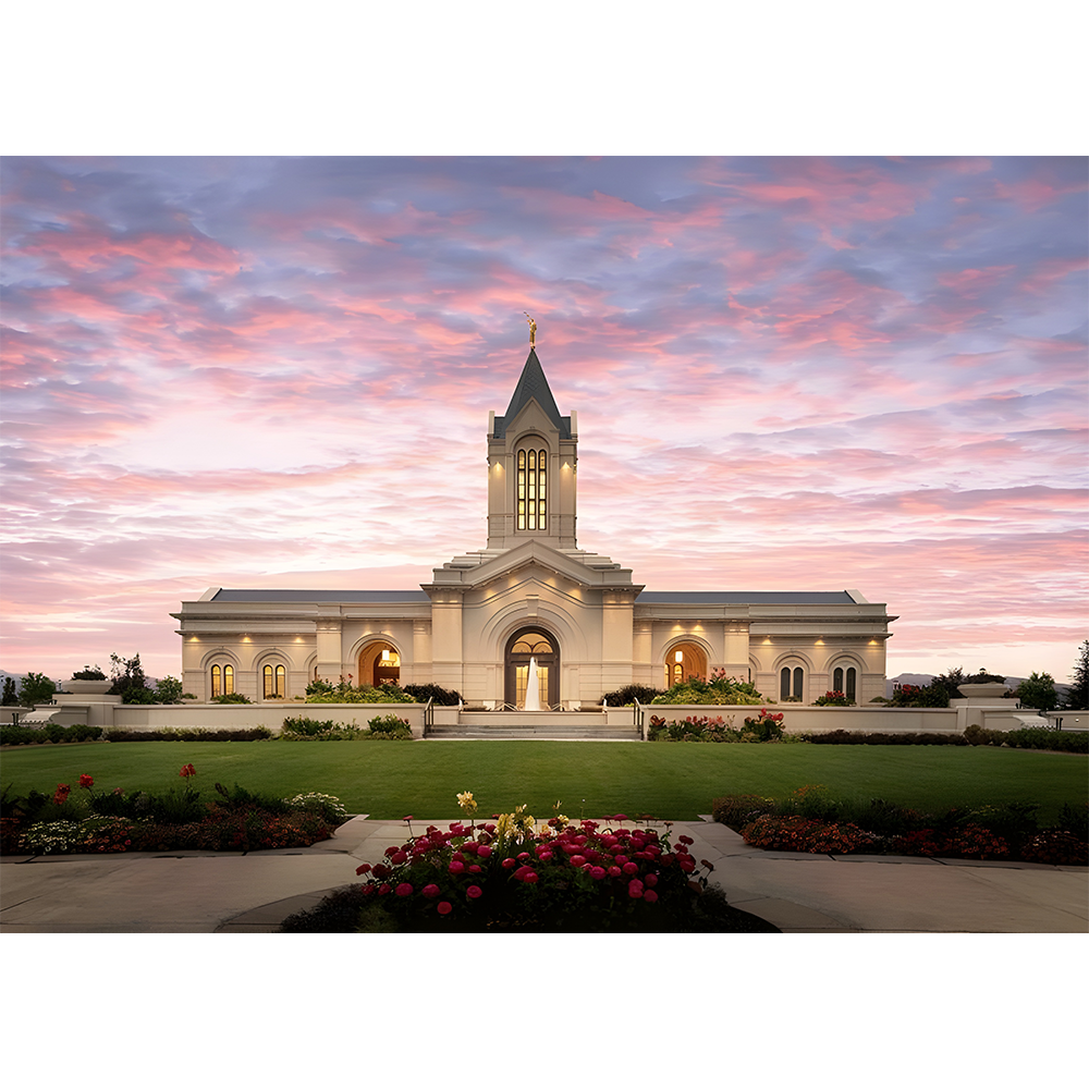 Fort Collins Temple Through The Storms 5x7 Print