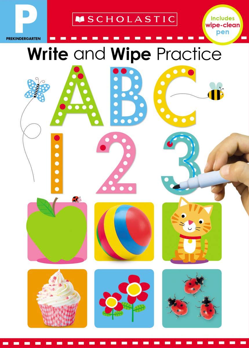Write and Wipe Practice: ABC 123