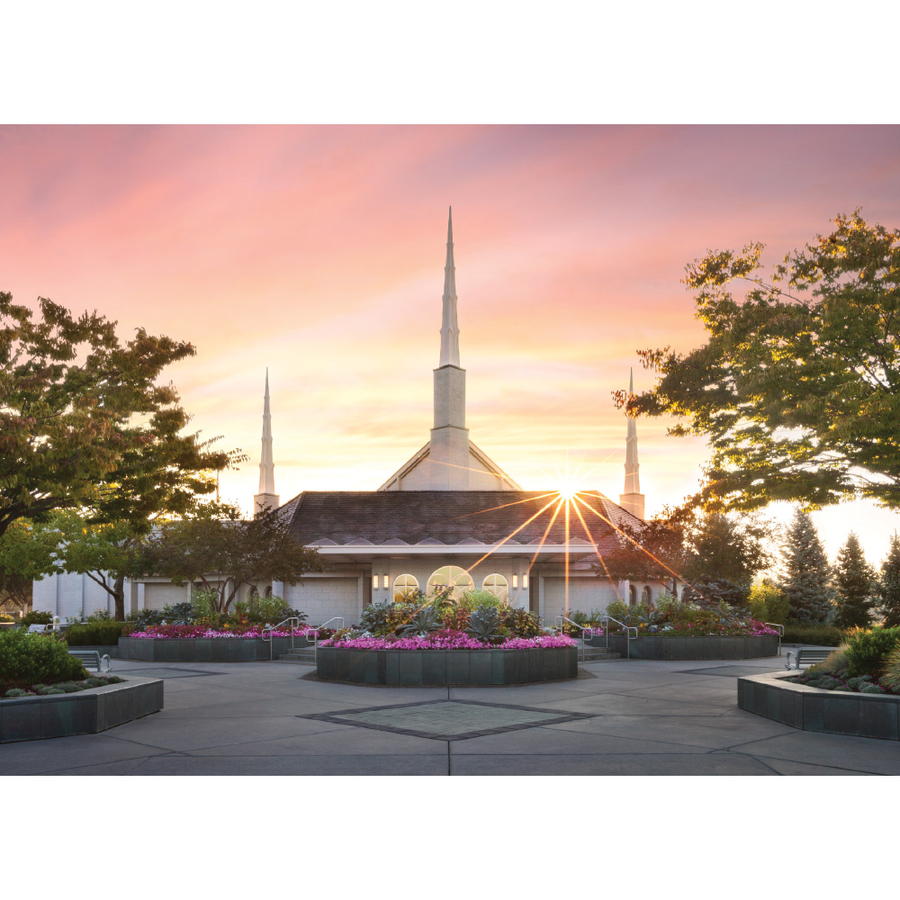 Boise Idaho Temple - Summer Glow Print