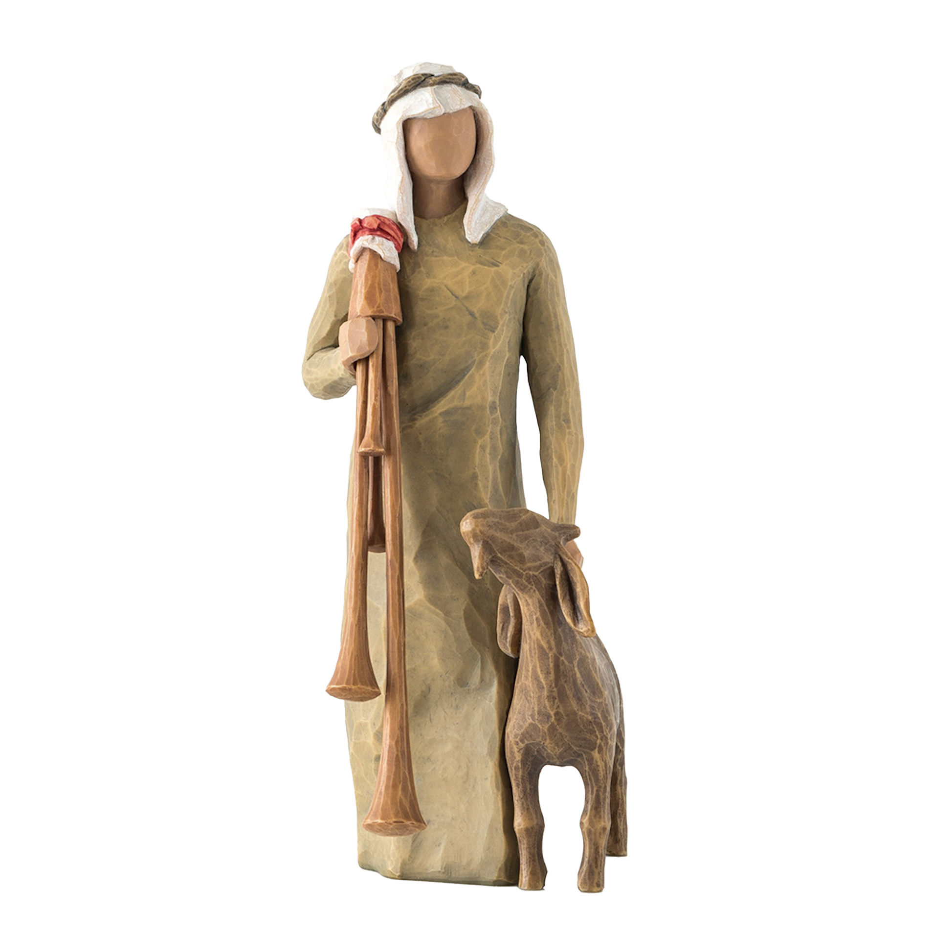 Willow Tree Zampognaro Shepherd Resin Nativity Figurine