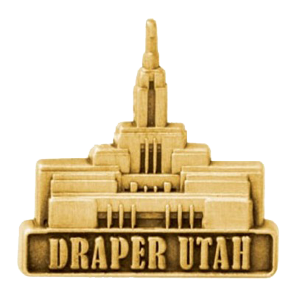 Draper Temple Pin, , large