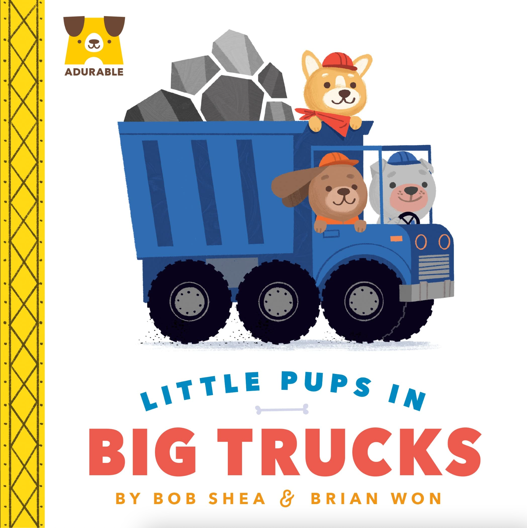 Little Pups in Big Trucks