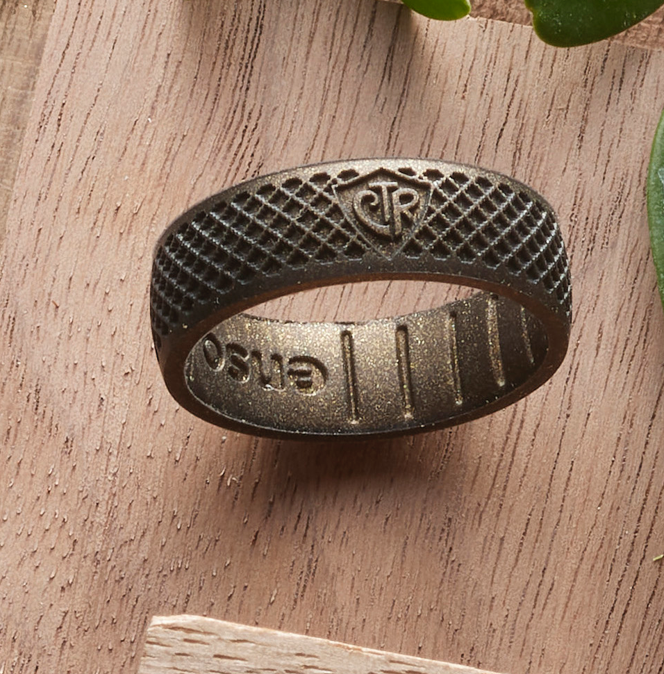 Silicone Meteorite Grid CTR Ring, , large