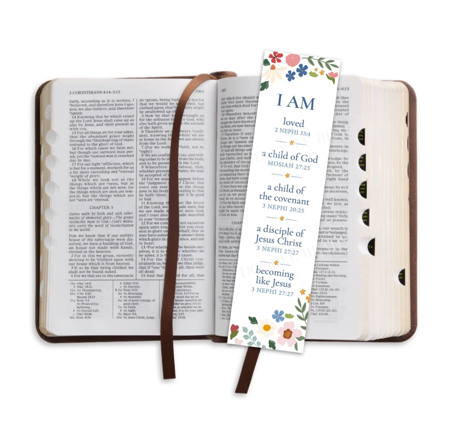 I Am Becoming Like Jesus Baptism Bookmark, , large image number 2