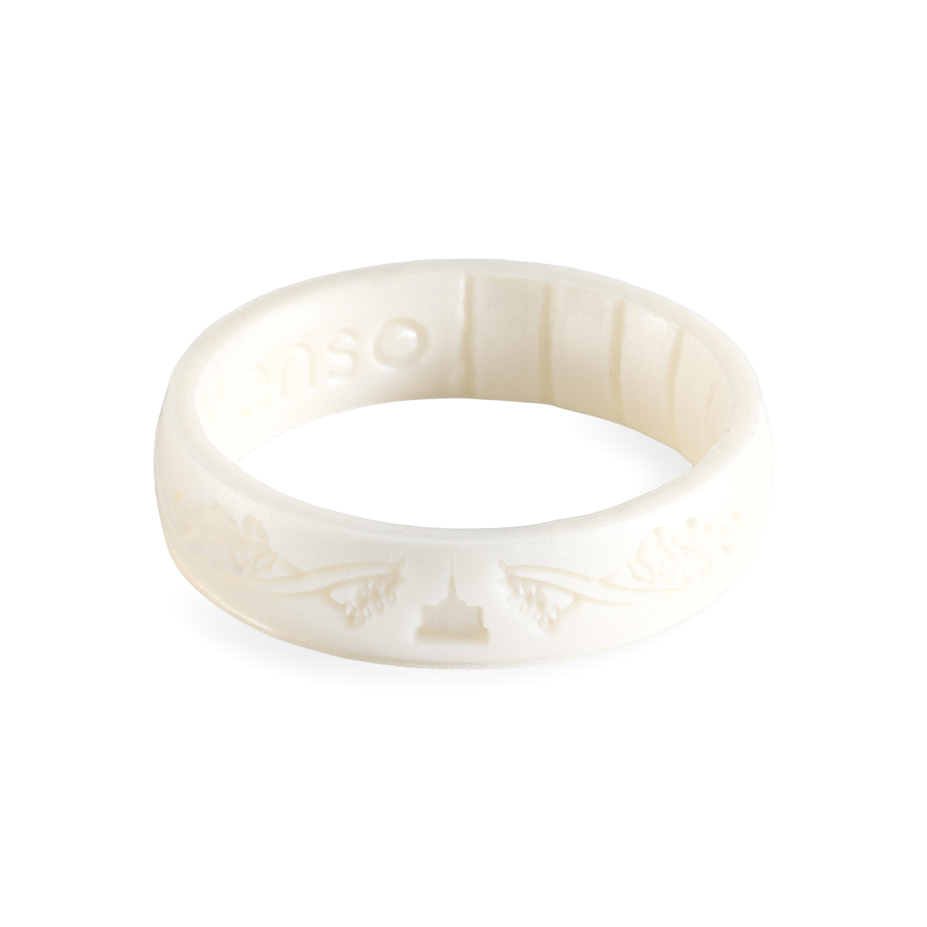 Ogden Temple Thin Silicone Ring