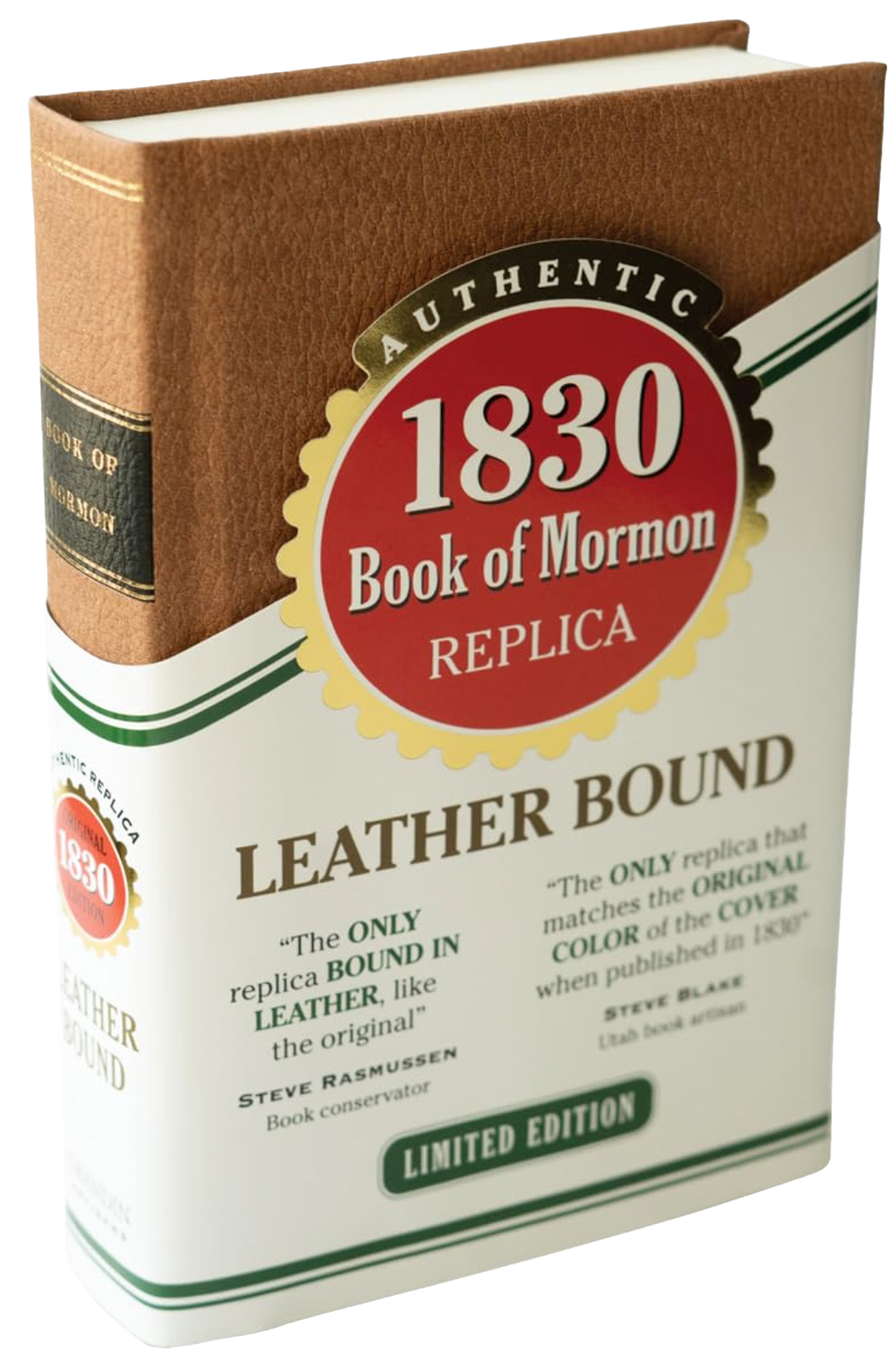 Book of Mormon Replica, 1830 Leather-bound Edition