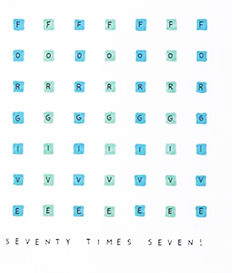 Seventy Times Seven (8x40 Poster)