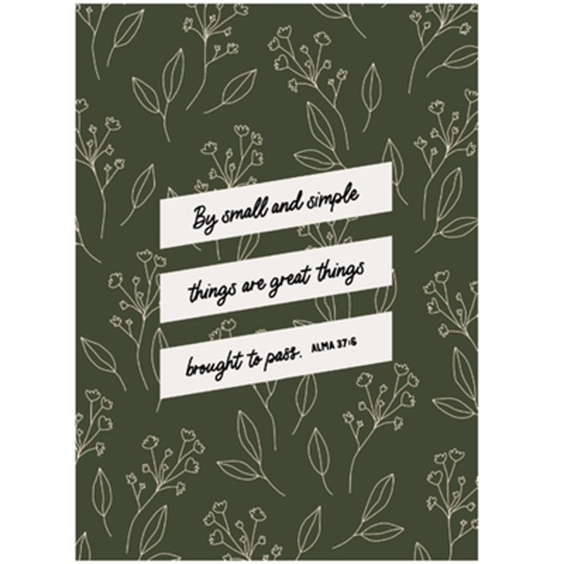 By Small and Simple Things 5x7 Print