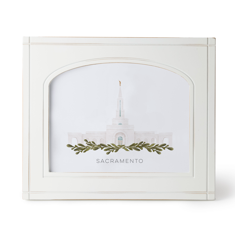 Sacramento California Temple (11x13 Framed Art)