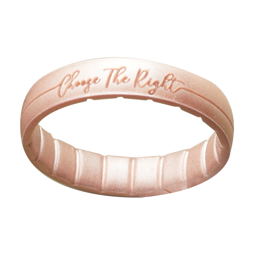 Silicone Thin Rose Gold CTR Ring