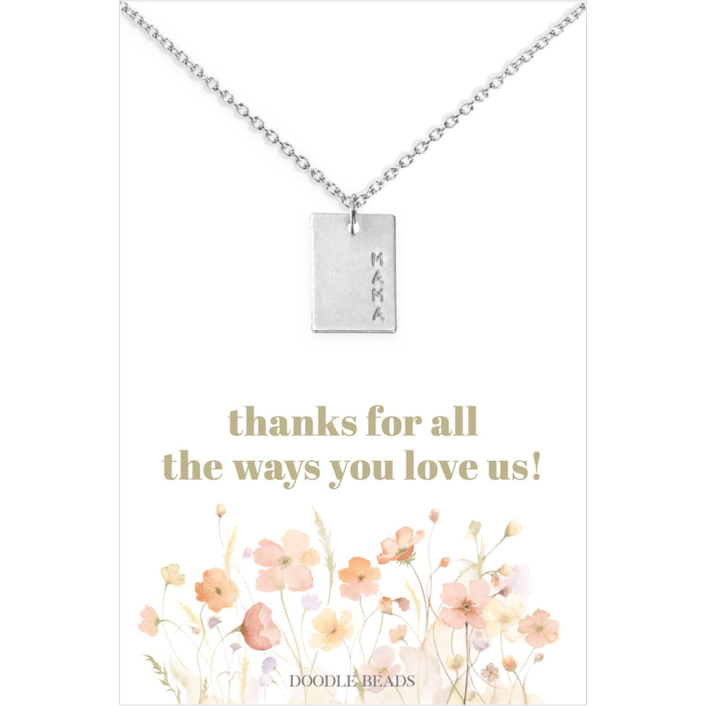 Mama, Thanks For Loving Us Necklace, , large