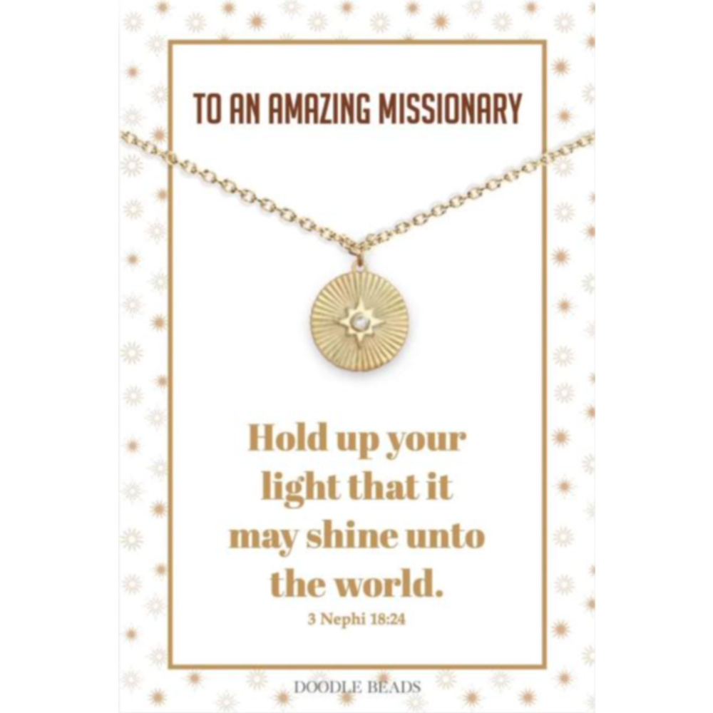 Hold Up Your Light Missionary Necklace