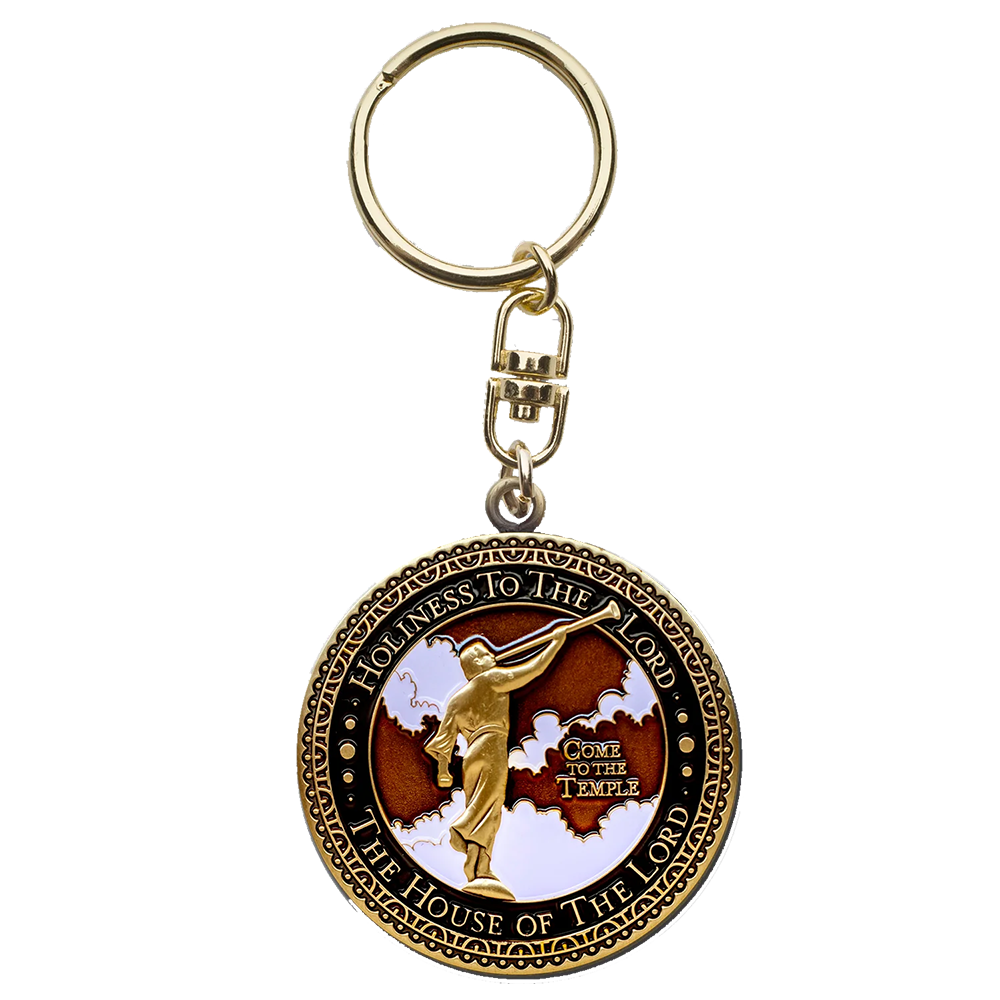 Bountiful Utah Temple Keychain, , large image number 2