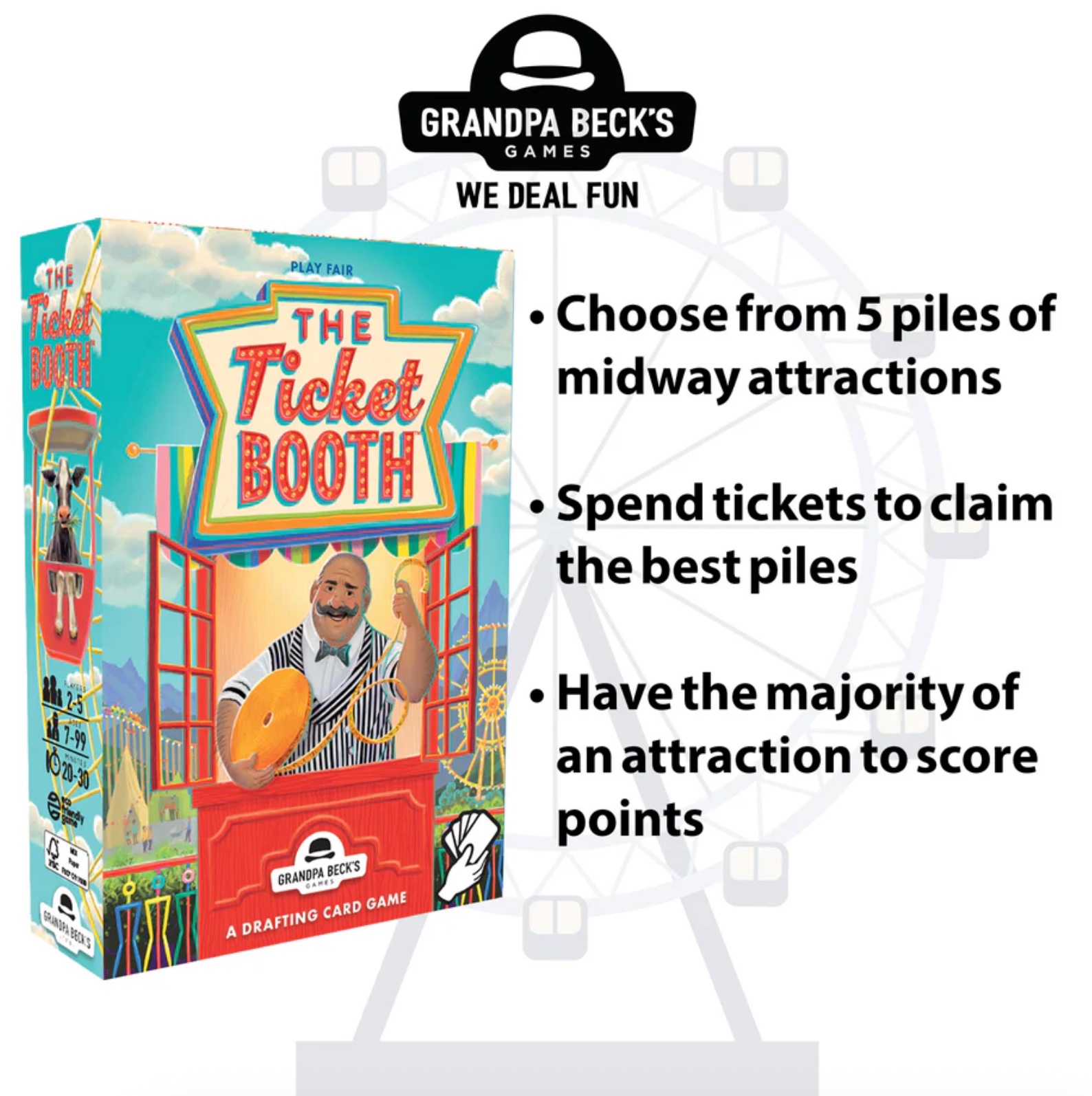 The Ticket Booth Card Game, , large