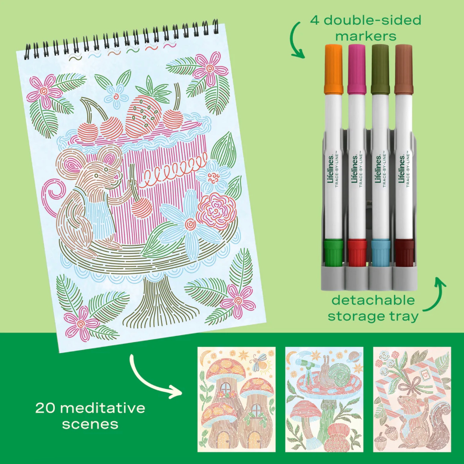 Trace-by-Line, Woodland Whimsy, , large