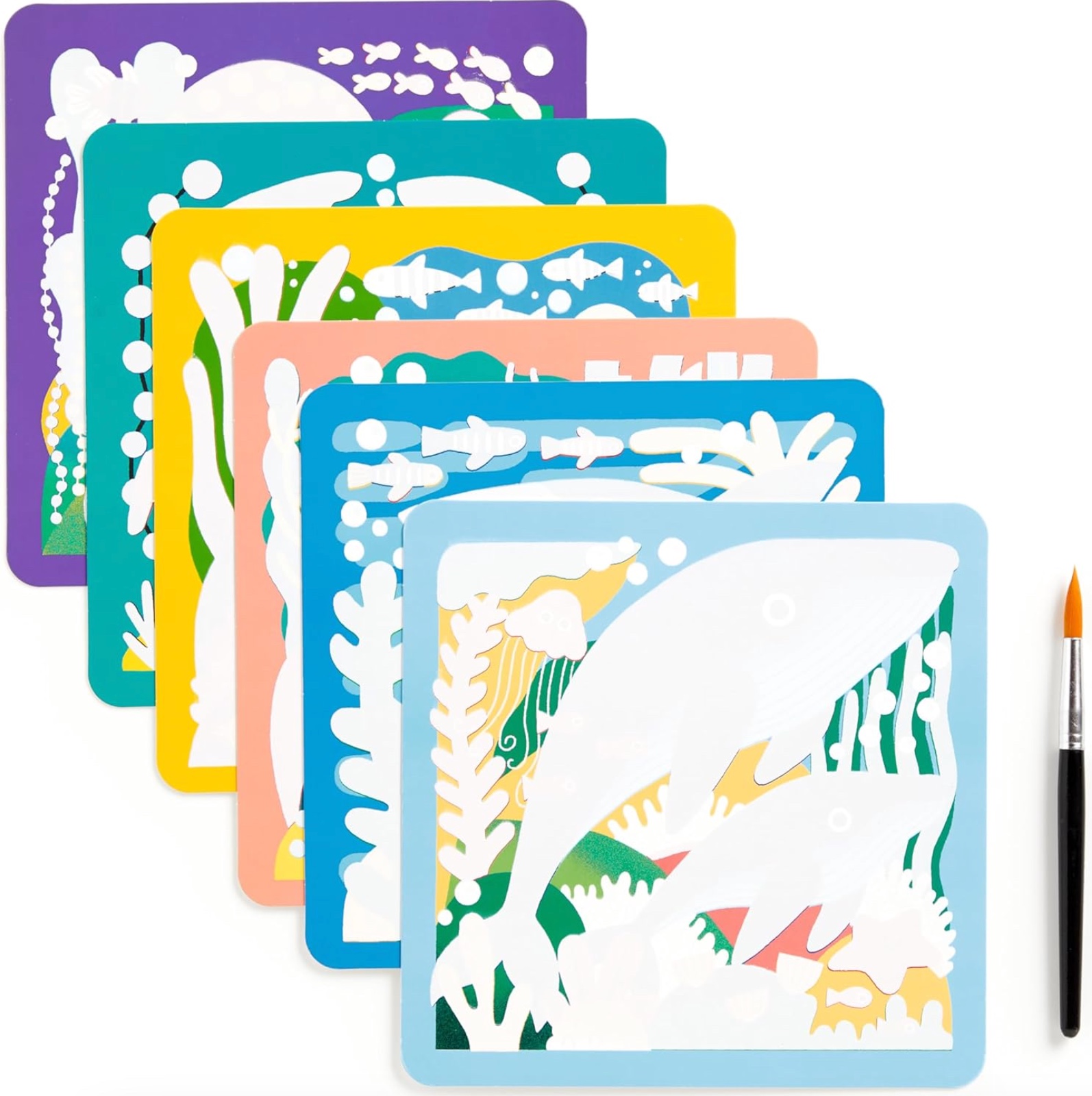 Under The Sea Color Magic Water-Reveal Kit, , large