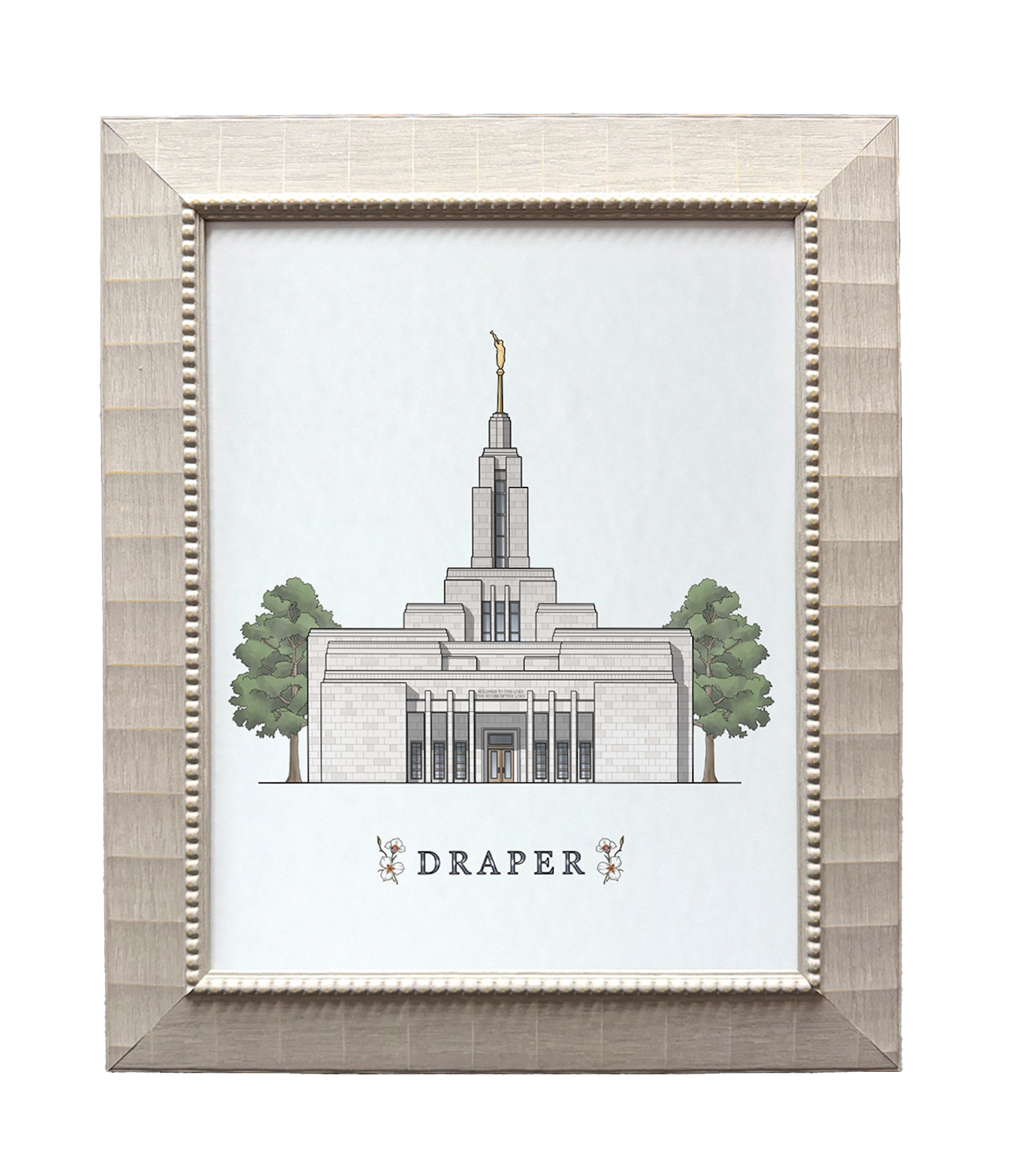 Draper Utah Temple (15x18 Framed Paper Print)