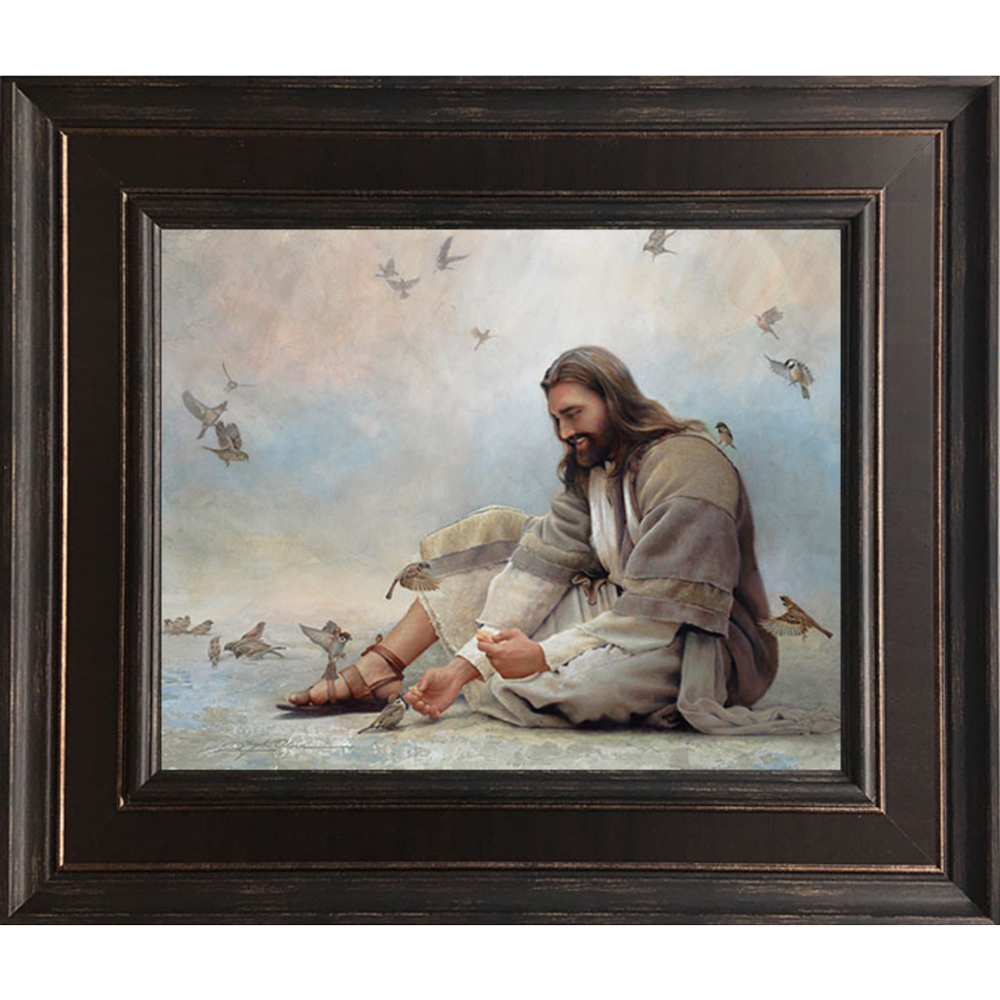Even a Sparrow (24x28 Framed Art)