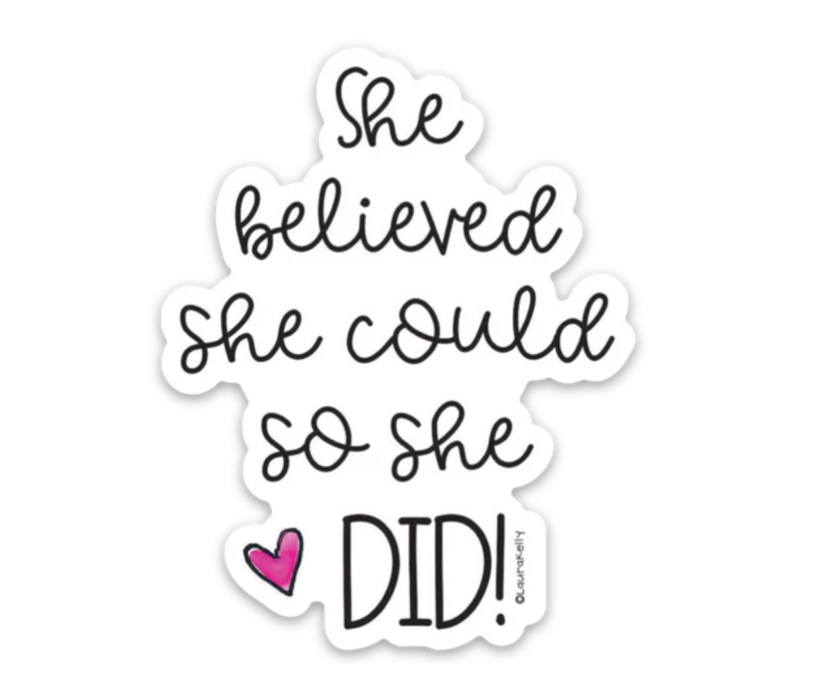 Believe Sticker