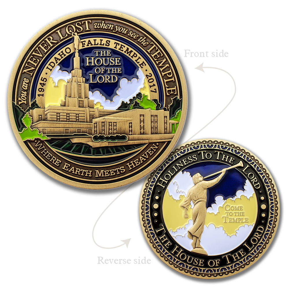 Idaho Falls Temple Medallion Coin, , large image number 3