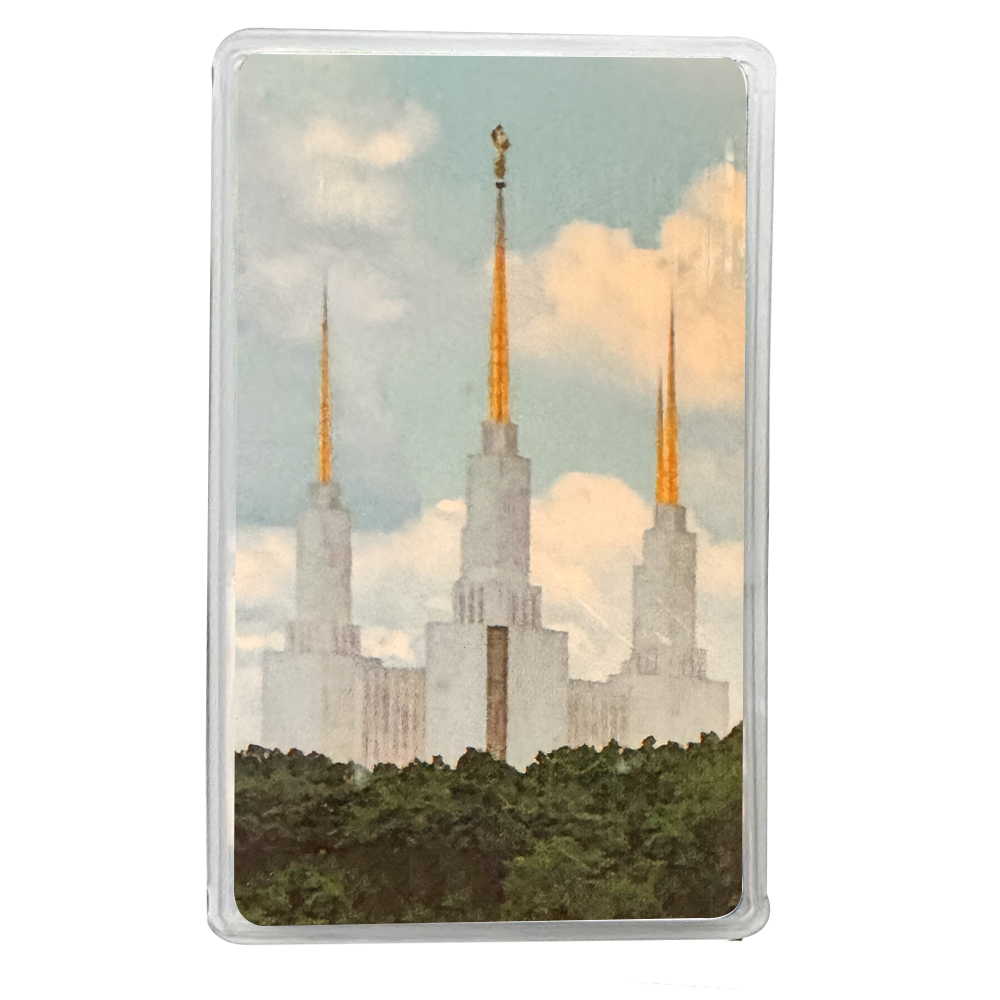 Washington D.C. Watercolor No-flip Recommend Holder