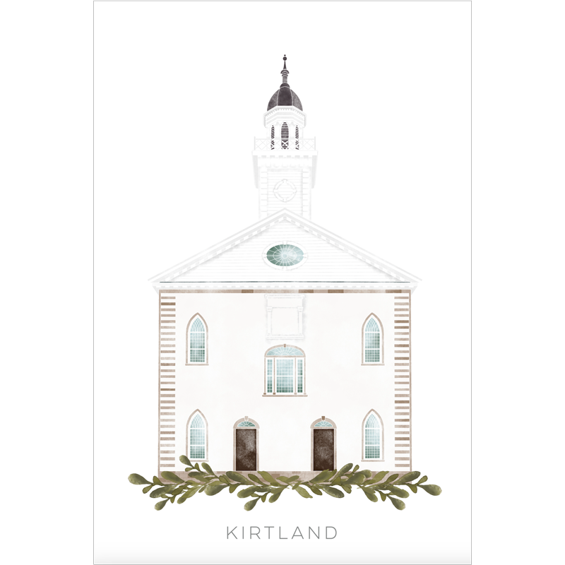 Kirtland Ohio Temple (28x34 Framed Paper Print)