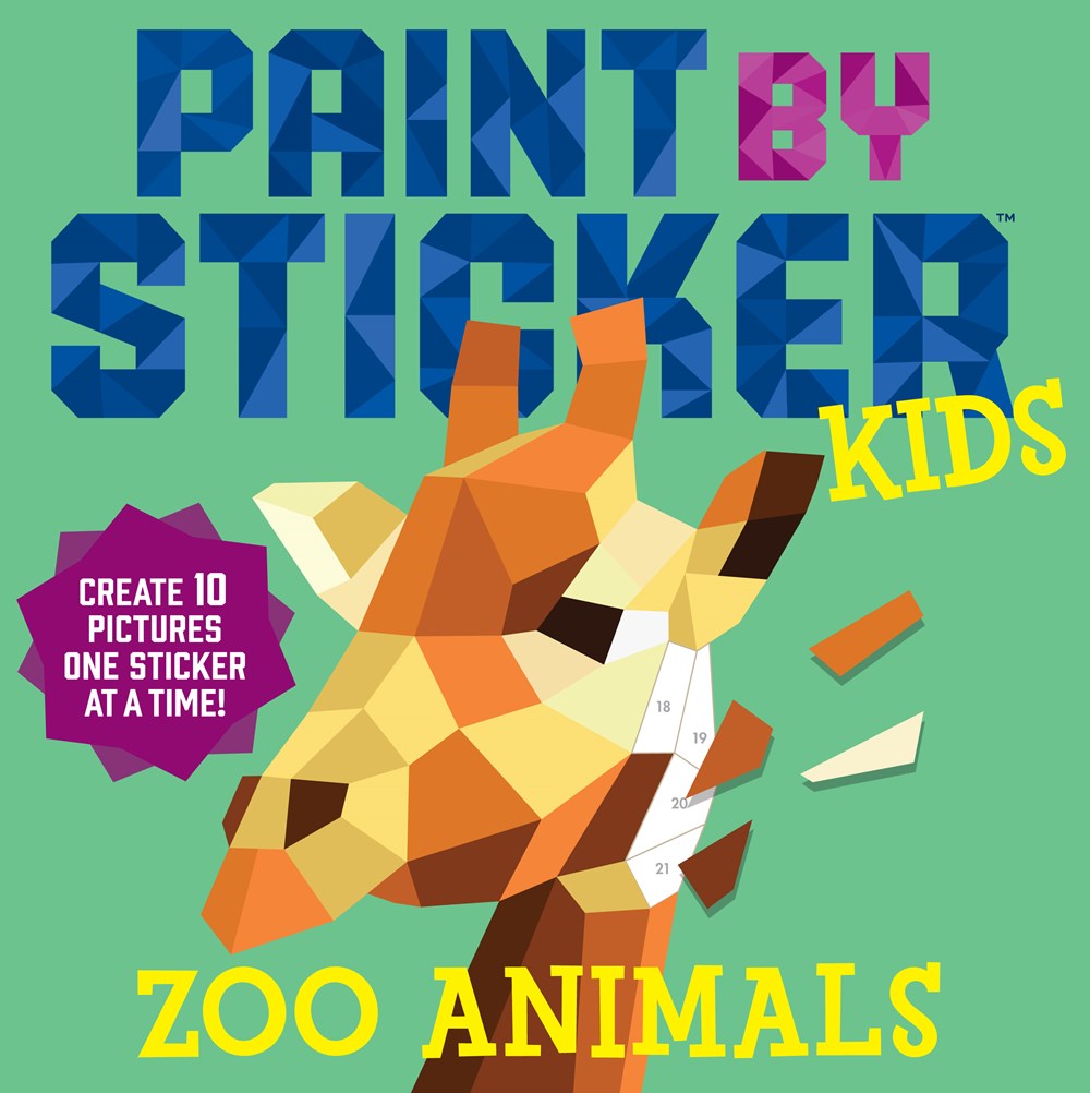 Paint by Sticker Kids: Zoo Animals, , large image number 0