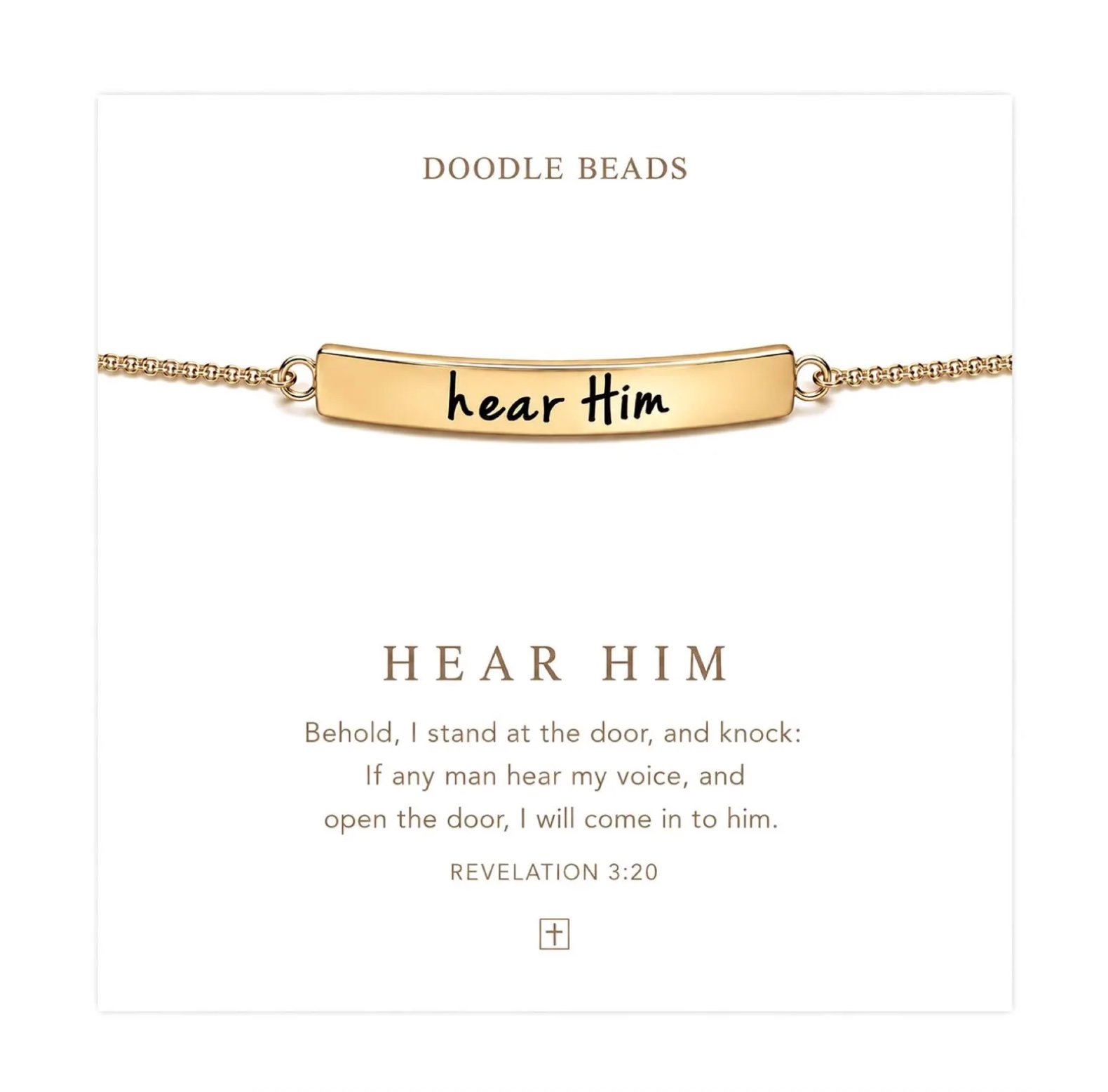 Hear Him Adjustable Bracelet