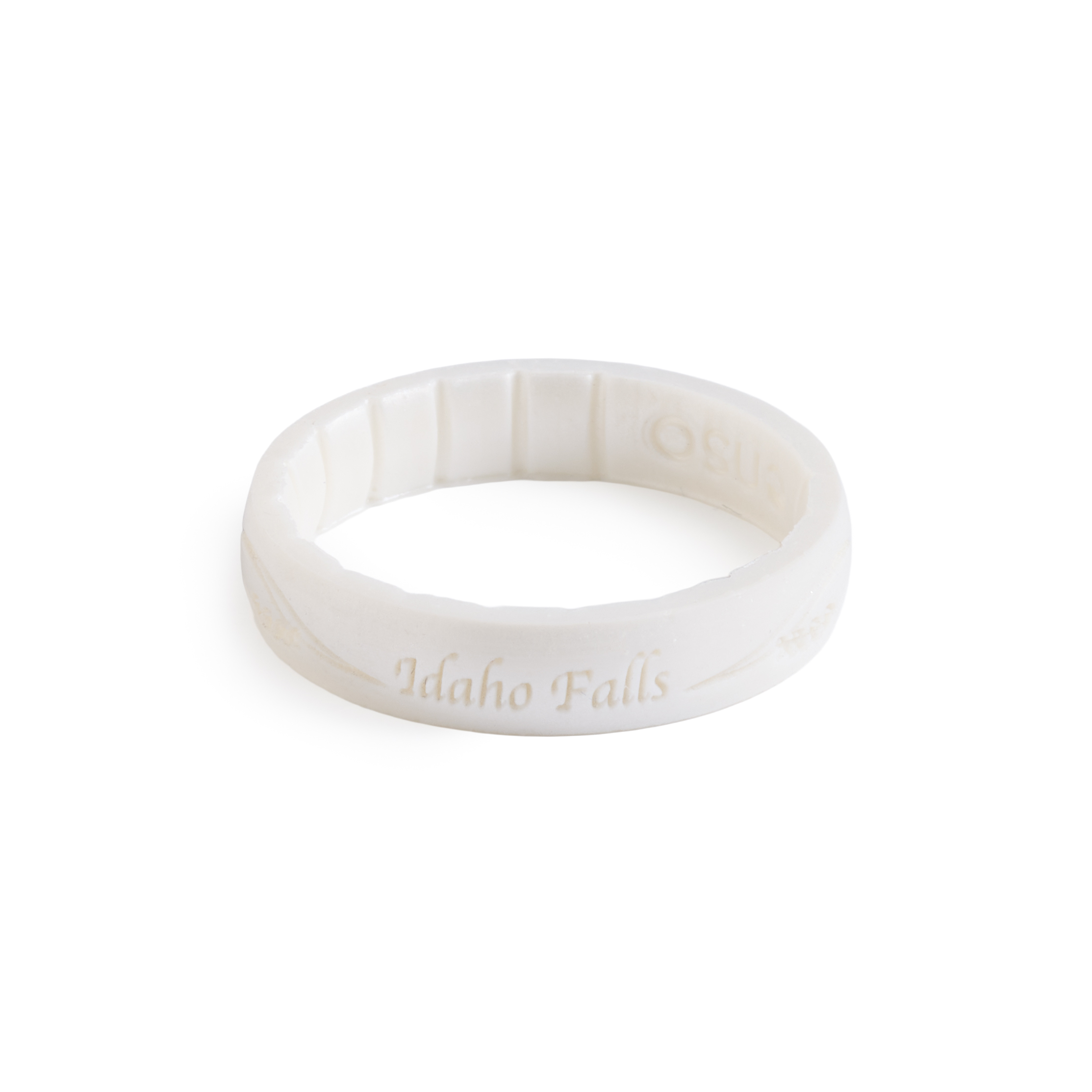 Idaho Falls Temple Thin Silicone Ring, , large