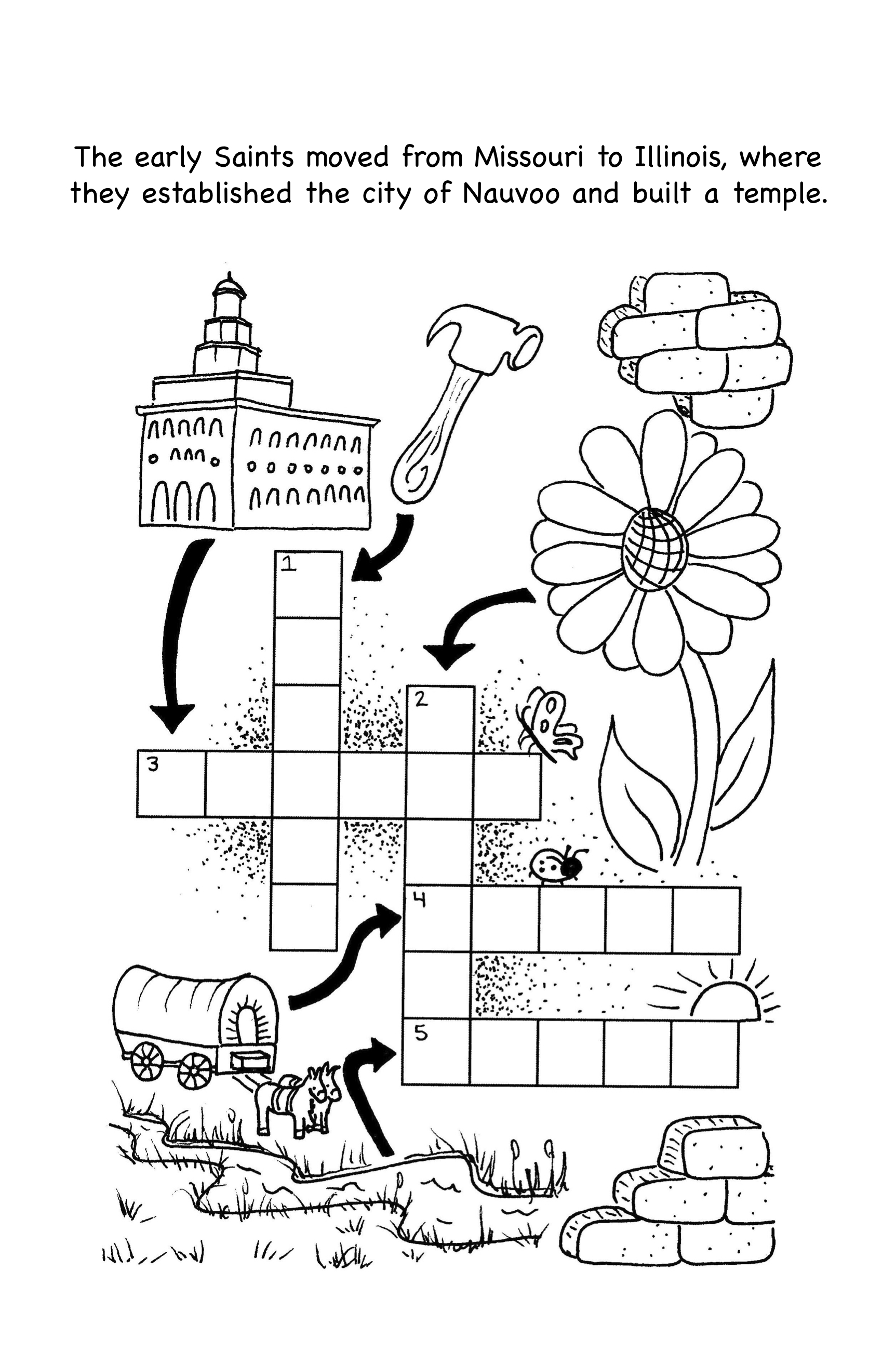 Easy Picture Crosswords for Latter-Day Saint Kids, , large
