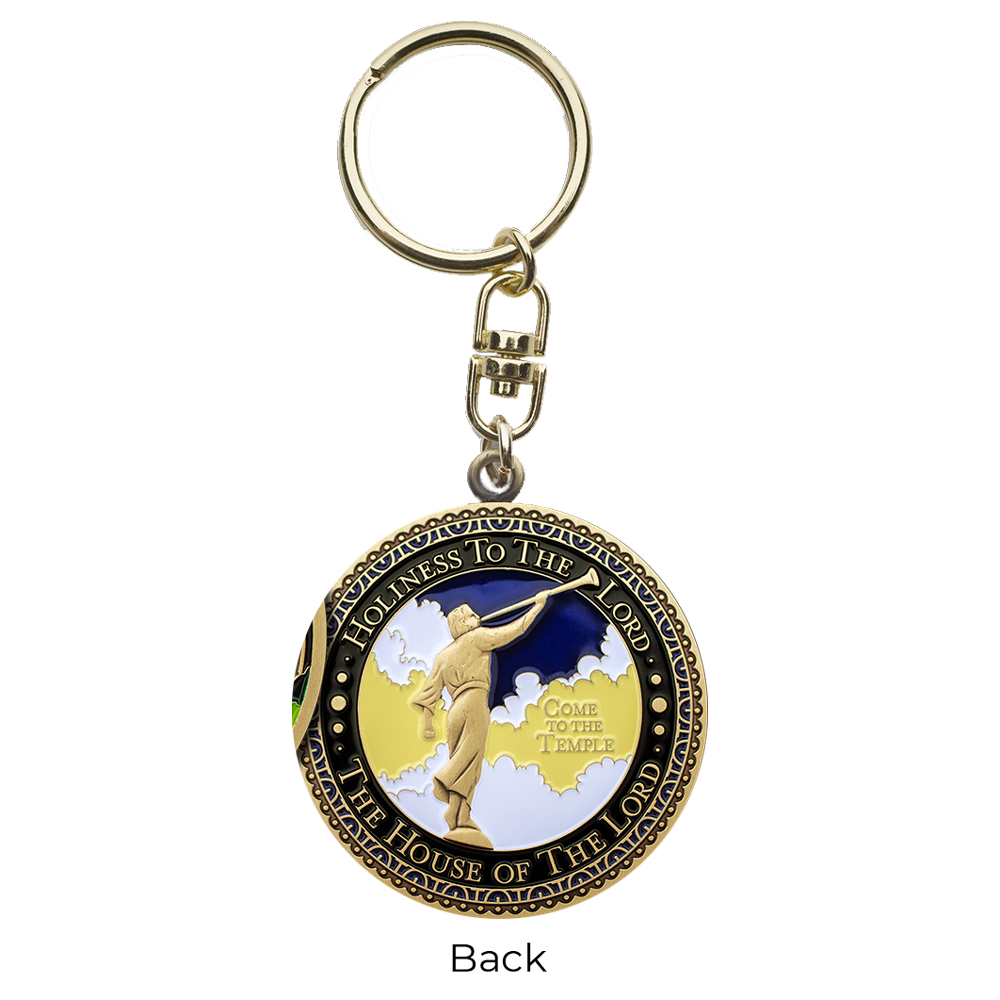 Cedar City Utah Temple Keychain, , large