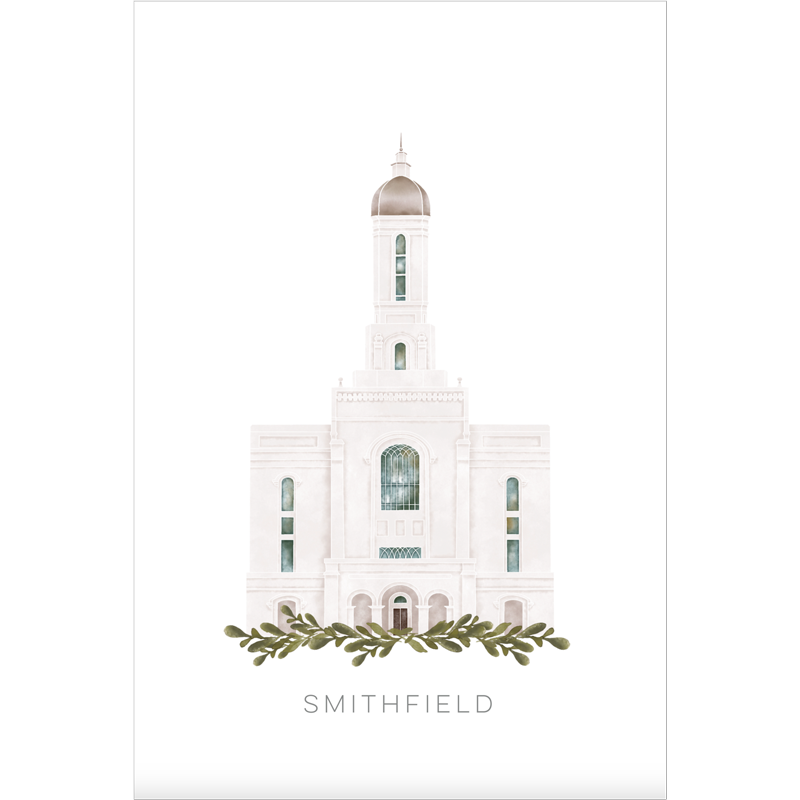 Smithfield Utah Temple (28x34 Framed Paper Print), , large image number 0