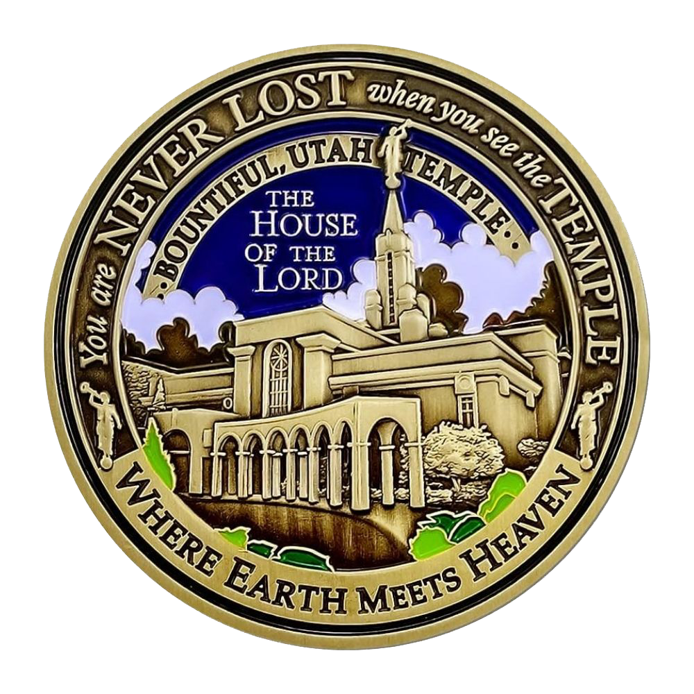 Bountiful Utah Temple Medallion Coin